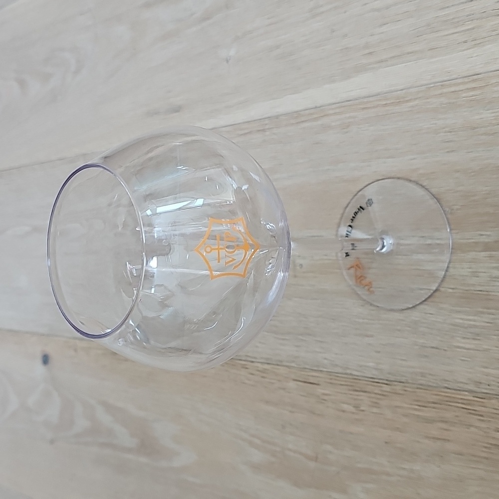 NWOT Veuve Clicquot Rich Plastic Wine Glass